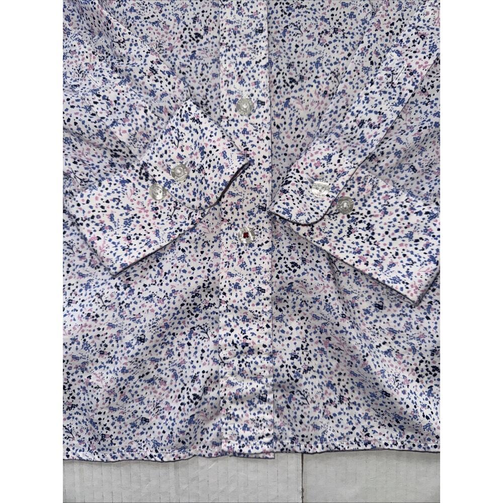Brooks Brothers Shirt Mens Large White Fleece Button Up Long Sleeve White - Picture 6 of 11